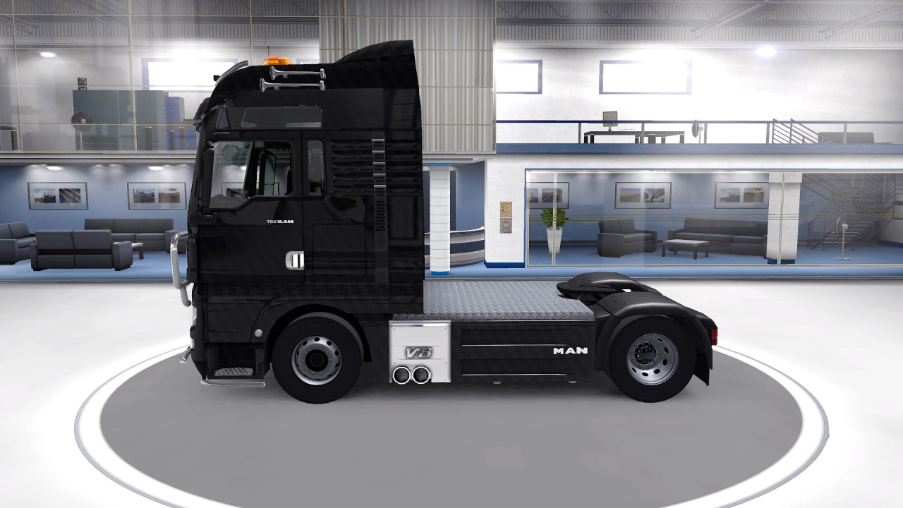 Black Carbon skin for MAN TGX XLL